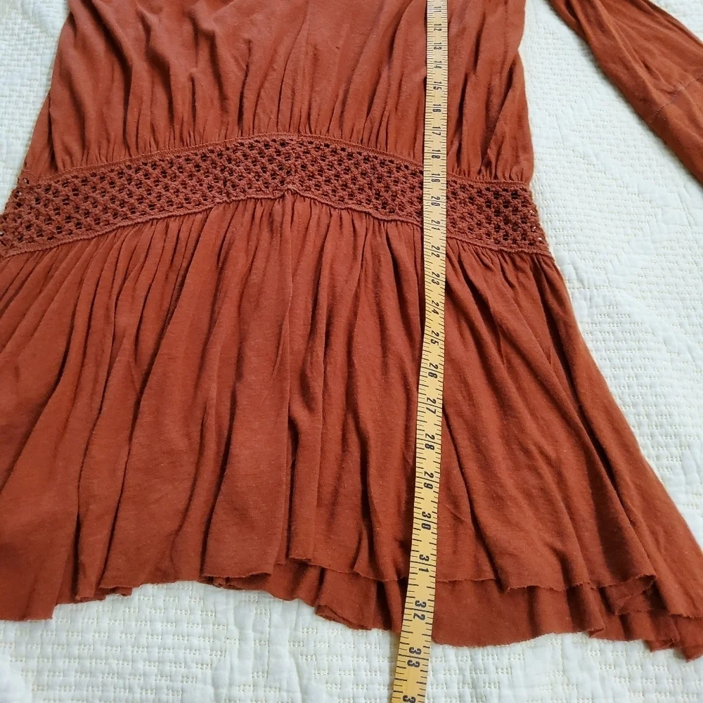 Free People Moonlight Romantic Drop Waist Tunic Size S